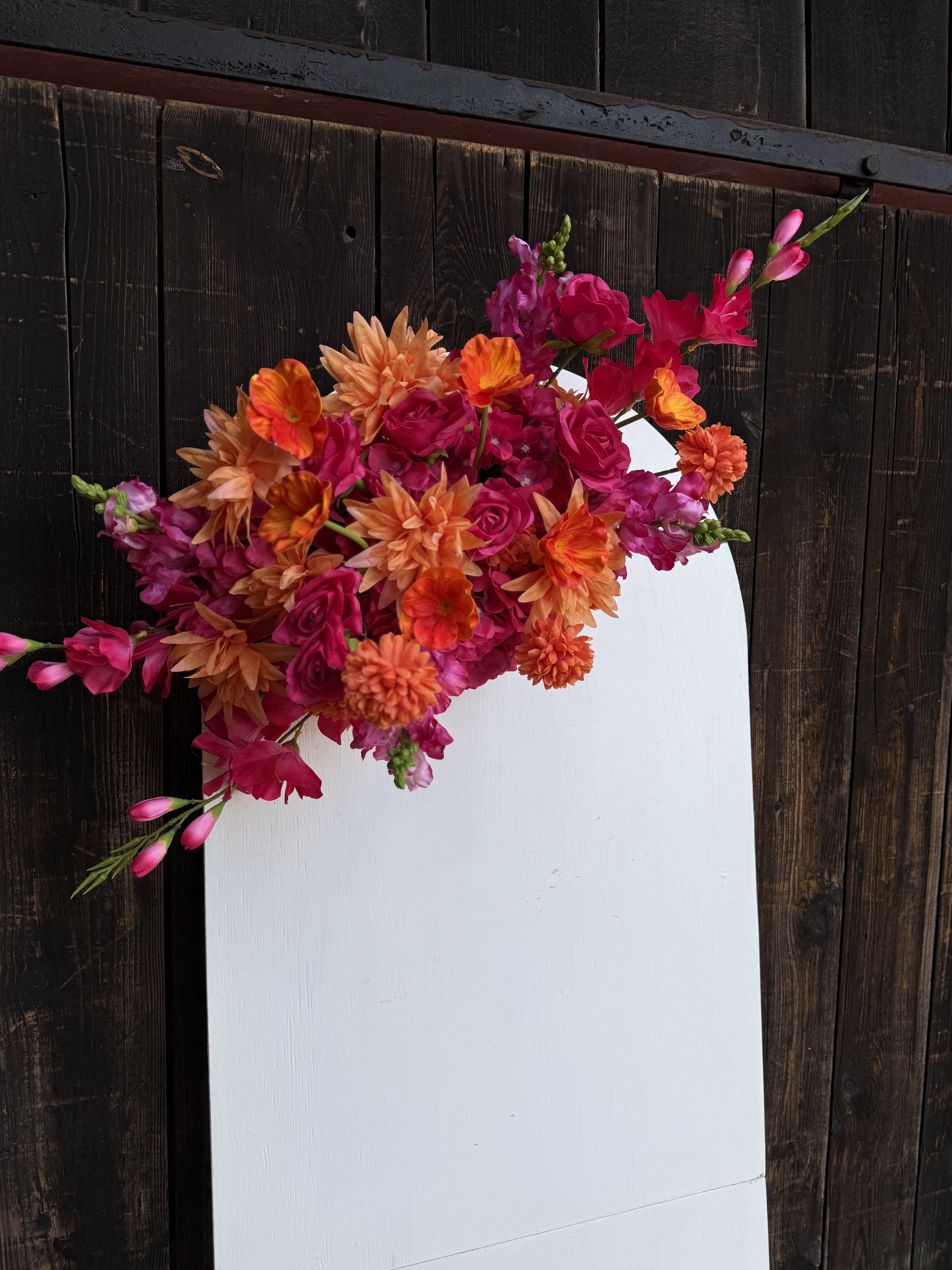 Gesteck "Summer-Bloom" aus Seidenblumen