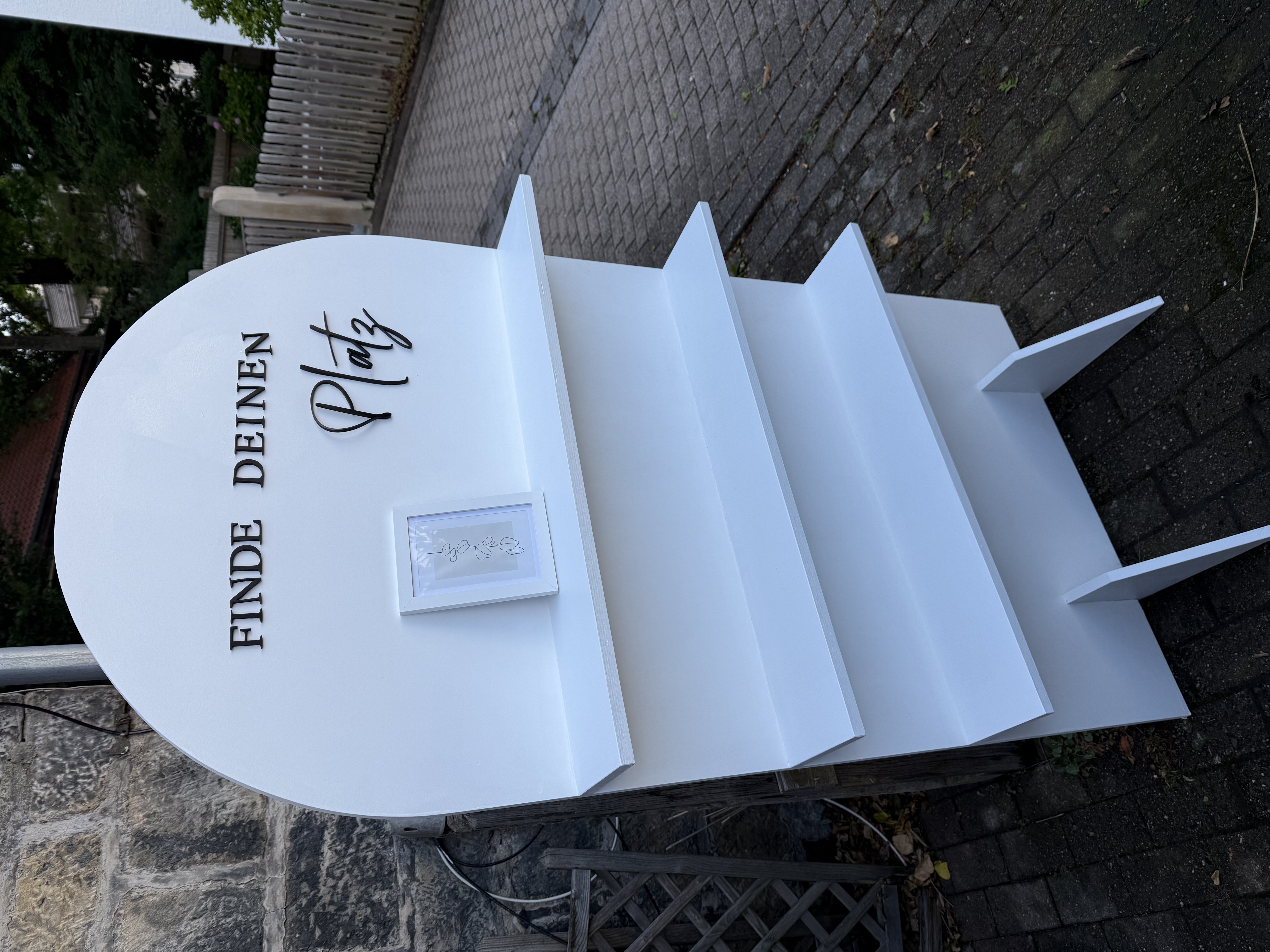 Sitzplan "Flowerwall"